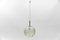 Green Glass Ball Pendant Lamp from Doria, Germany, 1960s 10