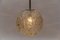 Green Glass Ball Pendant Lamp from Doria, Germany, 1960s, Image 7