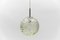 Green Glass Ball Pendant Lamp from Doria, Germany, 1960s 5