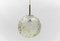 Green Glass Ball Pendant Lamp from Doria, Germany, 1960s 6