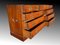 Vintage Burr & Burl Walnut Military Campaign Sideboard, Image 4