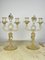 Murano Glass Candelabras in the style of Barovier & Toso, Italy, 1960s, Set of 2 1