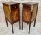 Antique French Louis XVI Walnut and Bronze Nightstands, 1920s, Set of 2 6