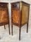 Antique French Louis XVI Walnut and Bronze Nightstands, 1920s, Set of 2 5