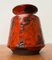 Mid-Century West German Pottery WGP Fat Lava Vase by Ilkra Edelkeramik, 1960s 10