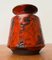 Vase WGP Fat Lava Mid-Century en Poterie par Ilkra Edelkeramik, Allemagne, 1960s 10