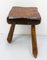 Mid-Century Brutalist French Three-Legs Milking Stool, 1970s, Image 5