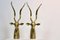 Sculptures d'Antilope Kudu en Laiton attribuées à Karl Springer, 1970s, Set de 2 7
