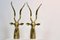 Sculture Kudu Antelope in ottone attribuite a Karl Springer, anni '70, set di 2, Immagine 7