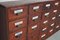 Large Belgian Pitch Pine Apothecary Cabinet with Enamel Shields, 1900s, Image 14