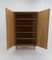 Wardrobe with Shelves in High Gloss Finish attributed to Mezulanik for Novy Domov, 1970s 9