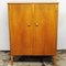 Vintage Compact Walnut Wardrobe attributed to Gordon Russell, 1960s 10