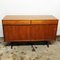 Kurzes Vintage Sideboard aus Teak mit runden Griffen, 1970er 9