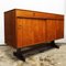 Vintage Teak Short Sideboard with Circular Handles, 1970s, Image 1