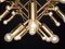 Mid-Century Brass Chandelier with 40 Lights, Switzerland, 1960s 11