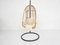 Egg Shaped Hanging Chair in Bamboo on Metal Base, 1960s, Image 5