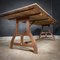 Industrial Dining Table in Teak, Image 4