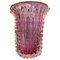 Mid-Century Pink Barovier Murano Glass Vase, 1950s 1