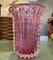 Mid-Century Pink Barovier Murano Glass Vase, 1950s 4