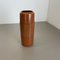 Line Tube Pottery Fat Lava Vase, 1970 3