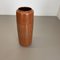 Line Tube Pottery Fat Lava Vase, 1970 5