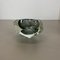 Murano Glass Sommerso Grey Diamond Ashtray by Flavio Poli, 1970s 2