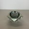 Murano Glass Sommerso Grey Diamond Ashtray by Flavio Poli, 1970s 13