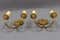 French Neoclassical Style Bronze Twin Arm Sconces, 1920s, Set of 2, Image 14