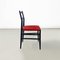 Italian Light Chair in Wood and Red Fabric by Gio Ponti for Cassina, 1951, Image 7