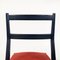 Italienischer Leichter Stuhl aus Holz & Rotem Stoff von Gio Ponti für Cassina, 1951 16