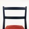 Silla ligera italiana de madera y tela roja de Gio Ponti para Cassina, 1951, Imagen 16