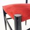 Italienischer Leichter Stuhl aus Holz & Rotem Stoff von Gio Ponti für Cassina, 1951 14