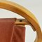 Curved Wood Armchair in Green Velvet from Westnofa, 1960s, Image 10