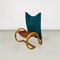 Curved Wood Armchair in Green Velvet from Westnofa, 1960s, Image 2