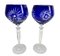 Verres à Pied Cobalt en Cristal, 1950, Set de 6 6