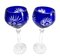 Cobalt Stem Glasses in Crystal, 1950, Set of 6 12