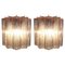 Pink Tronchi Sconces in Murano, 1990, Set of 2 1