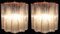 Pink Tronchi Sconces in Murano, 1990, Set of 2 13