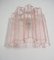 Pink Tronchi Sconces in Murano, 1990, Set of 2 11