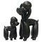 Mid-Century Hund Pudel Skulpturen von Leopold Anzengruber, 1950er, 2er Set 1