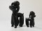 Mid-Century Dog Poodle Sculptures by Leopold Anzengruber, 1950s, Set of 2, Image 4