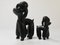 Sculptures Chien Caniche Mid-Century par Leopold Anzengruber, 1950s, Set de 2 4