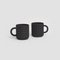 Mugs Ripple Sin Black de Form&Seek, Set de 2 1