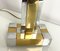 Regency Bd Lumica Brass & Chrome Geometric Table Lamp, 1970s 6