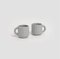 Ripple Espresso Cups in Grey from Form&Seek, Set of 2 1
