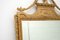 Espejo francés de madera dorada, años 50, Imagen 6