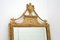Espejo francés de madera dorada, años 50, Imagen 3