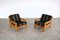 Vintage Armchairs & Coffee Table, Sweden, 1970s, Set of 3 9