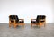 Vintage Armchairs & Coffee Table, Sweden, 1970s, Set of 3 12