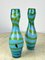 Vases en Polychromie de Murano, 1970s, Set de 2 2